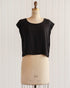 Riley Linen Top - Black